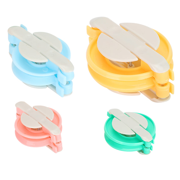4 storlekar Pompom Maker Plast DIY Fluff Ball Vävning Handarbete Stickning Verktyg Set