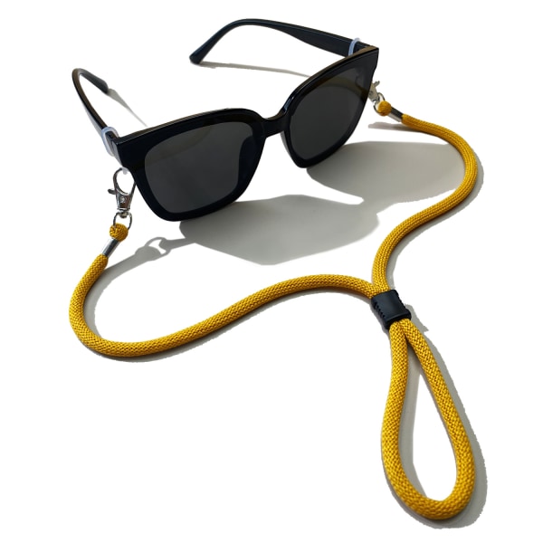 5-pak unisex solbrillerem, 5-farvet brillekædeøje