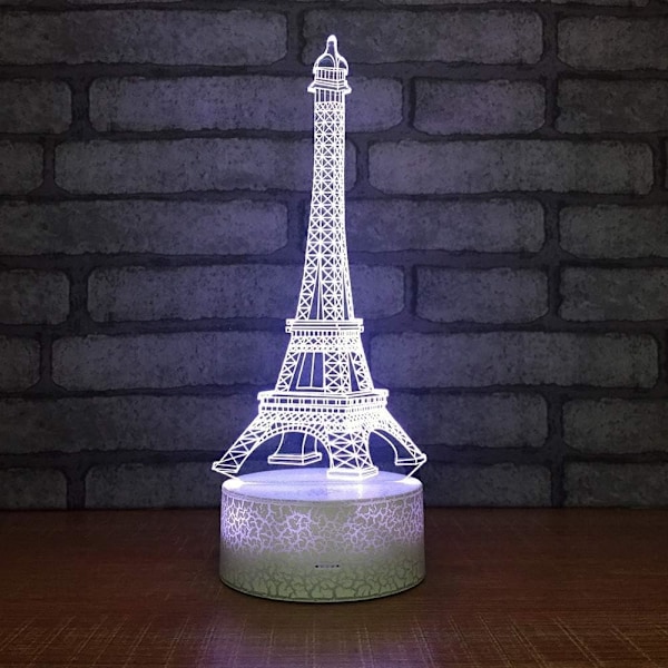 3D Illuusio LED Yövalo, 16 Väriä Asteittain Vaihtuvia Kosketuskytkin Type-c Datakaapeli Pöytälamppu Joulu- tai Syntymäpäivälahjaksi tai Kotidekoraatioksi