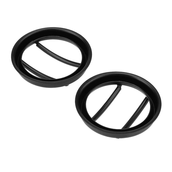 2 stk Forlykter for tåkelys i stål, dekselbeskyttelse for Jeep Wrangler 2011-2017