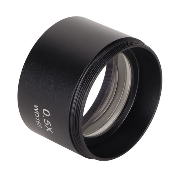 Stereomikroskop Objektivlins 0,5X Zoom HD Stor Vy Objektivlins för Förstoringsglas D35mm