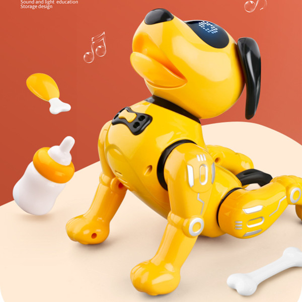 K11 RC Robot Hund Intelligent Leke Programmering Interaksjon med Musikk 8+ Barn Valpegåve