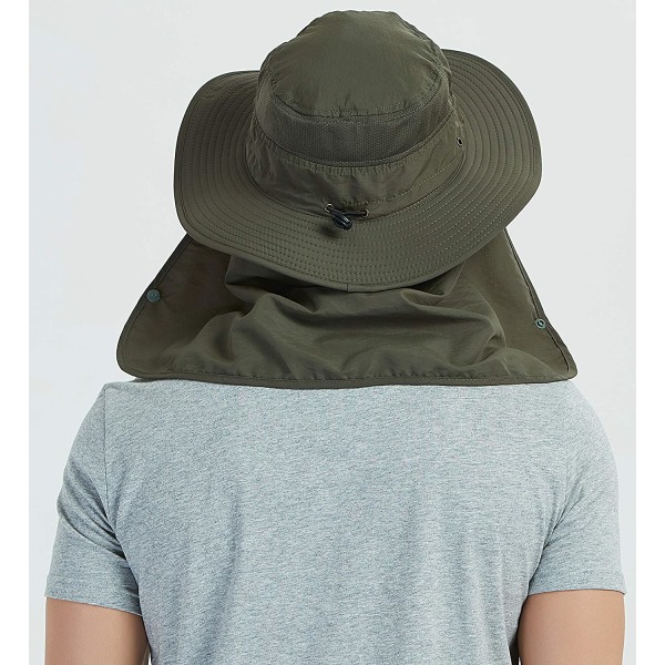 Fashion Sommar Utomhus Solskydd Fiskekeps Nacke Ansikte C