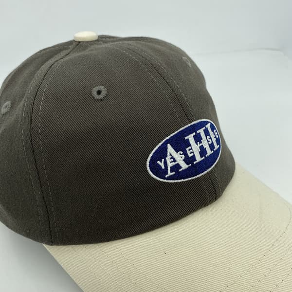 Hat Dame Broderede Bogstaver Sommer Lille Kort Skygge Blød Blue
