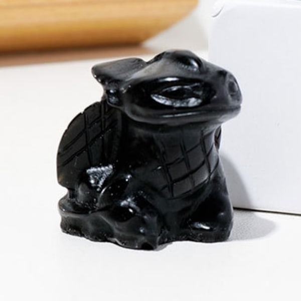 Läkande kristallstensfigur, mänsklig reiki-skalle, staty, skulpturer, flygande drakskallekristall