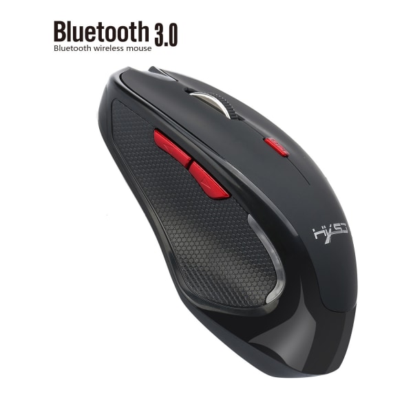 Bluetooth 3.0 trådlös mus, kontorsmus 2400dpi spelmus