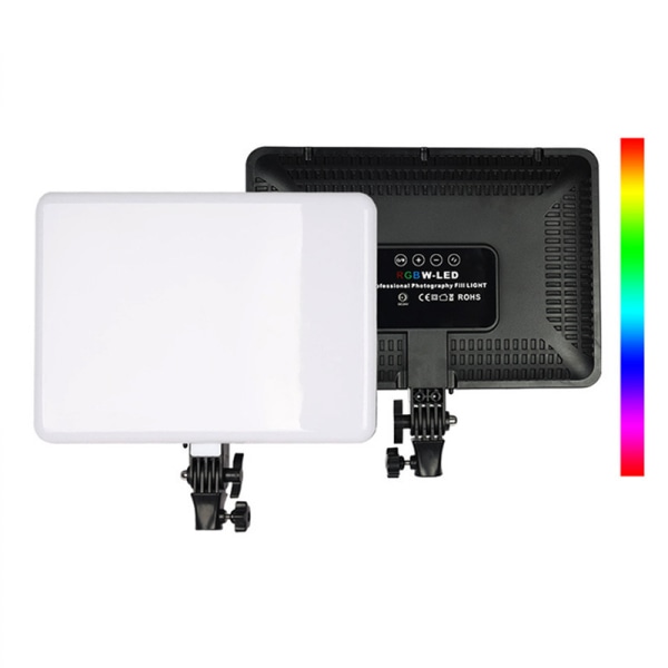 RGB LED-videoljus, 3000K-6500K dimbar kameraljus mjuk