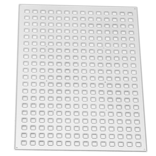 Präglingsstans i kolstål, dekorativ stencil för DIY-skrotbok och pappershantverk
