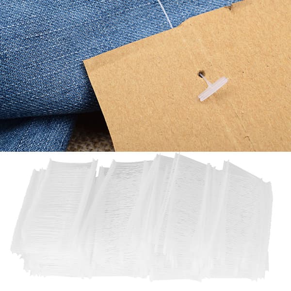 10000 st PP Universal Klädprislappsstift Passar för Prislappspistol Fäststift (Transparent 25mm)