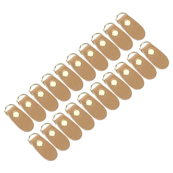 Læder D-ringe Multifunktion DIY Håndtaske Sideklips Spænde med Guld Tilbehør til Taskefremstilling Tilbehør Beige Guld Tilbehør