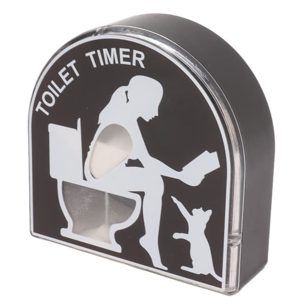 5 minutters toalett-timeglass - morsomt gave til kvinner - assistent for hjemmets tidsstyring
