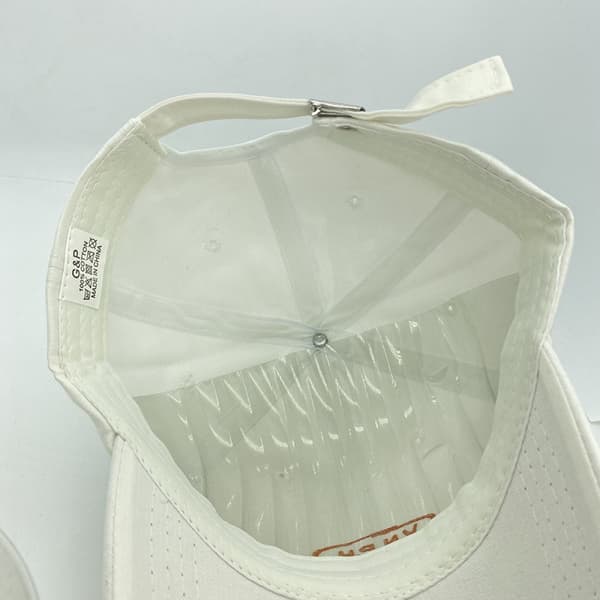 Hat Dame Bogstav Broderi Sommer Mode Afslappet Baseball C White