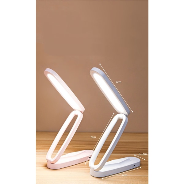 Fällbar förvaringsbordslampa, kreativt skyddande öga Learnin