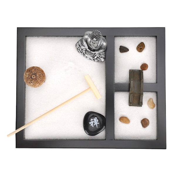 Zen-stil Buddha hagesandbrett dekorasjon håndverk hjem stue tehus ornament