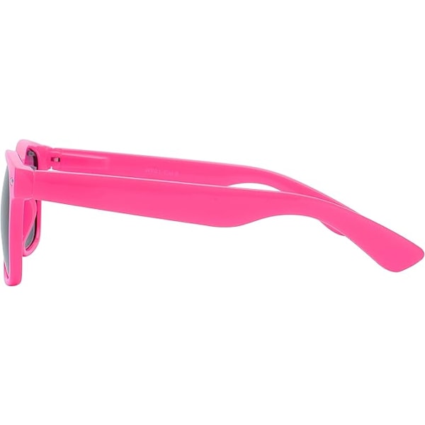 Retro Solglasögon 80-tals Klassisk Vintage Unisex Nerd Färgade Bågar UGGLE