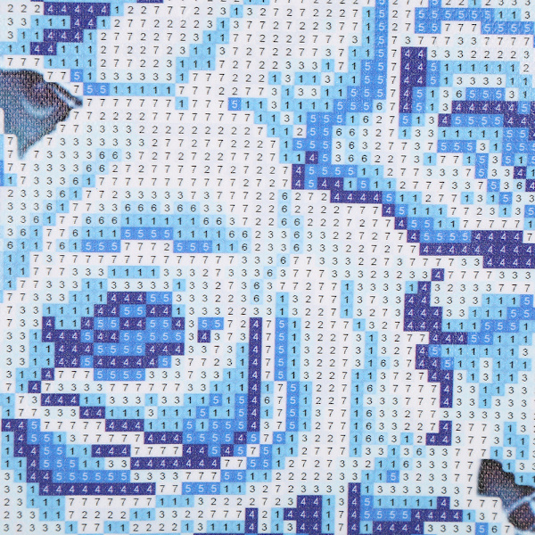 DIY Handgjord Rhinestone Broderi Målning Korsstygns Kit för Hemväggsdekor