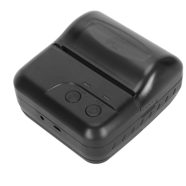 80mm Mini Termisk POS-skrivare Handhållen Bluetooth Kvittoskrivare Ficksskrivare för Cab Order Office  100‑240V