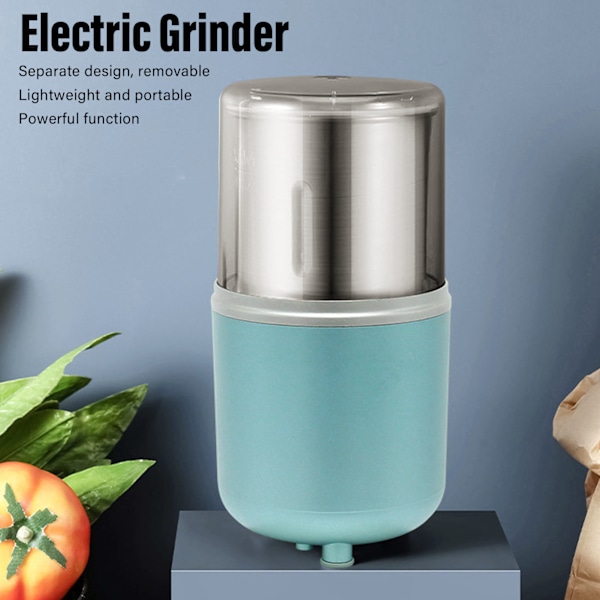 Elektrisk kaffekvern 200W Avtakbar separat design Liten bærbar krydderkvern for hjem 220V EU-plugg