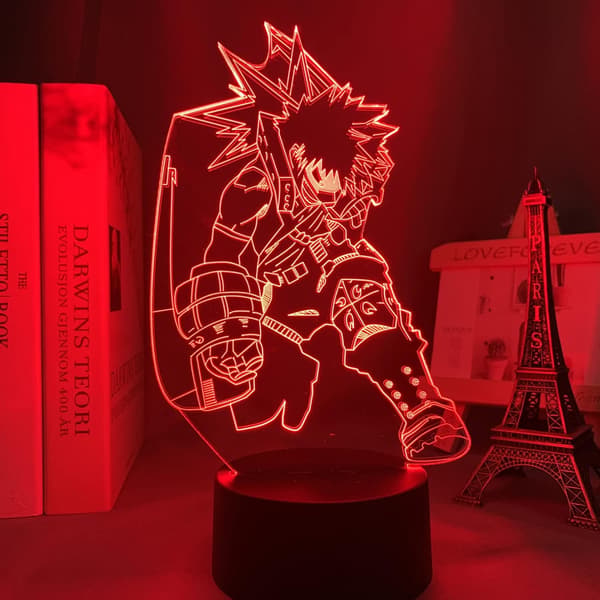 3D Led Illusion Lampe Natlys Bakugo Katsuki 3D Lampe Anim