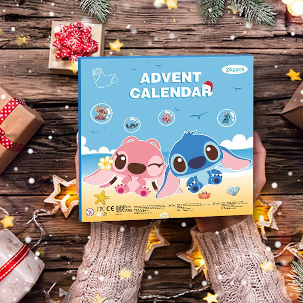 Julkalender 2024 för flickor pojkar med 24 dagars presentnedräkningskalender Blind Box DIY Creative Charm Hänge Armband Halsband för barn