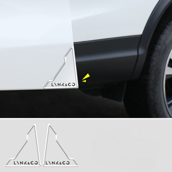 Auton etuoven törmäyssuojakulma, PVC-oven törmäyssuojareuna naarmuuntumaton kuminen suojakalvo-Porsche(kaksi pakkausta)