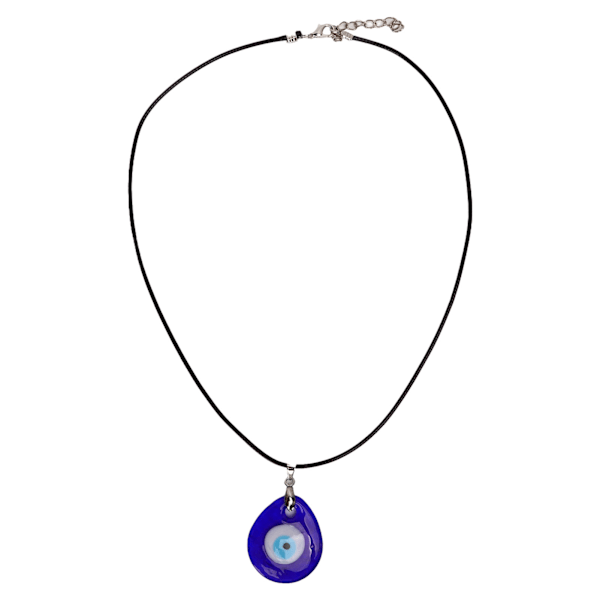 Blå Øje Armbånd Lykkebringende Komfortabel Slid Resin Glas Blå Øje Halskæde Blå Øje Dekoration Til Fødselsdag Jul