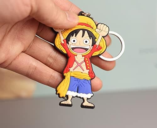 Anime One Piece Luffy LED Natlampe 7 Farver USB Opladning