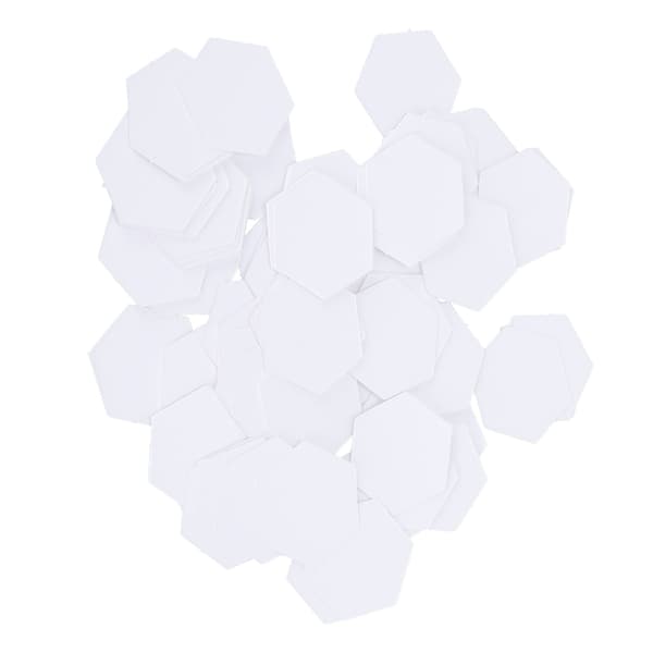 100 stk. PatchWork skabelon Hex Papir Modelbræt Quilting Syning Håndværk DIY Syning Værktøj(16mm  Hex )