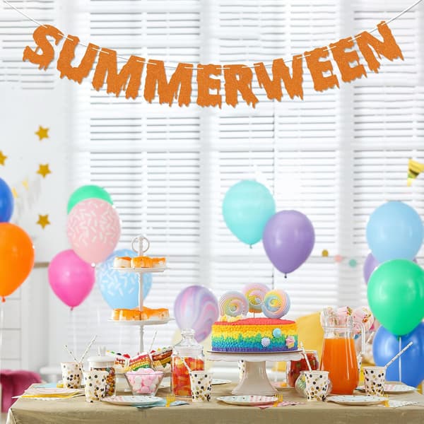 Summerween Banner – Sommer Halloween Festdekor