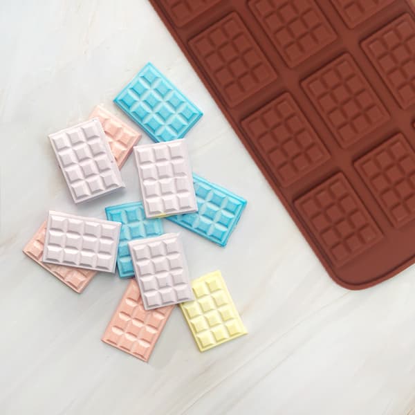 Vaffel Chokolade Blok Bar Forme Silikone Form Isbakke Kage