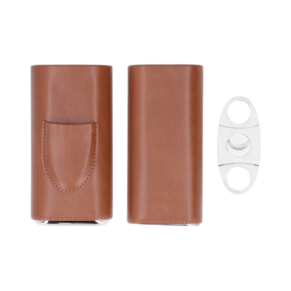 Cigar Etui Gas Tæt Design Simpel Elegant Udseende Bærbar Cigarer Gaveæske Etui til Rejser Officiel Forretning