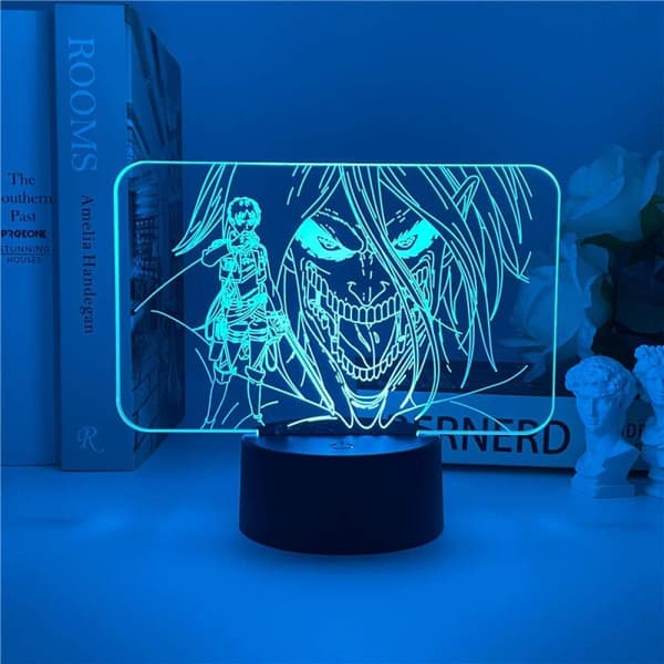 Attack on Titan 3D Anime Lamppu Yö Levi Ackerman Illuusio N