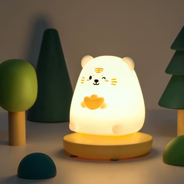 Sød Panda Natlampe Blød Silikone Natlampe C