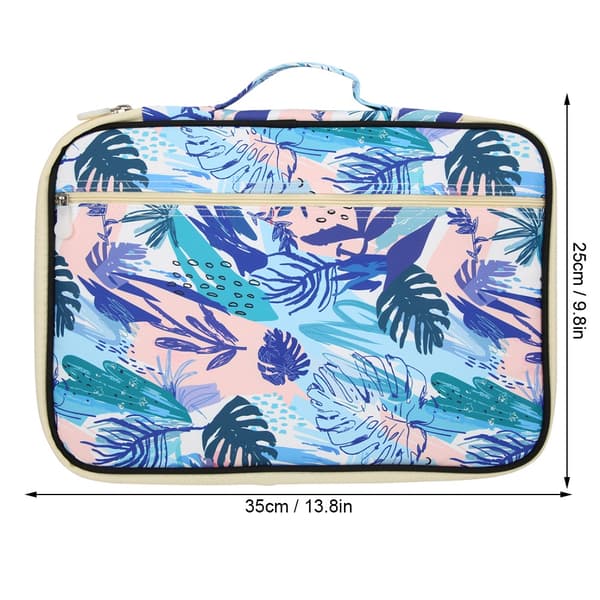 A4 Multifunktionel Mappe til Dokumenter, Møde, Organiser til Kontorartikler (Jungle 35x25x3)