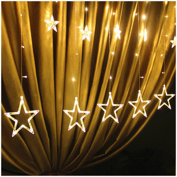 Christmas Star Gardinljus för fönster