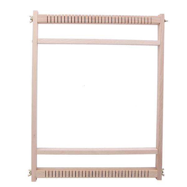 DIY Trä Handvävningsmaskin Gobeläng Stickning Vävstol Barn Vävning Leksak