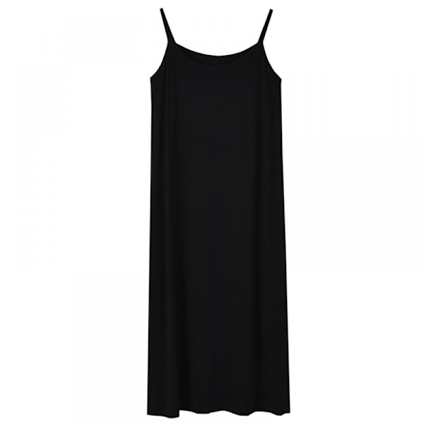 Slips Kjole Underkjole J4 Underskørt (Sort XL)