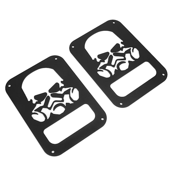 2 st Baklyktor Baklampa Skydd Dekoration Passar för Jeep Wrangler JK 2007-2017