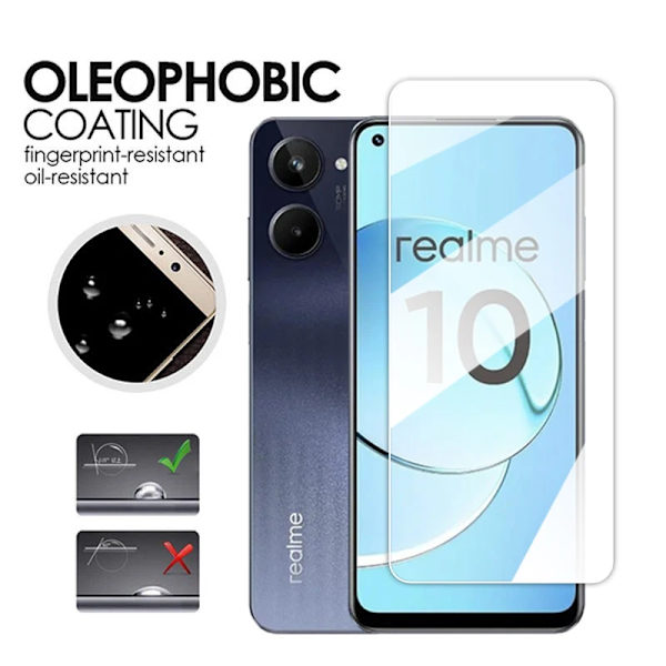 8IN1 Härdat glas för Realme C25S skärmskydd kameraskydd