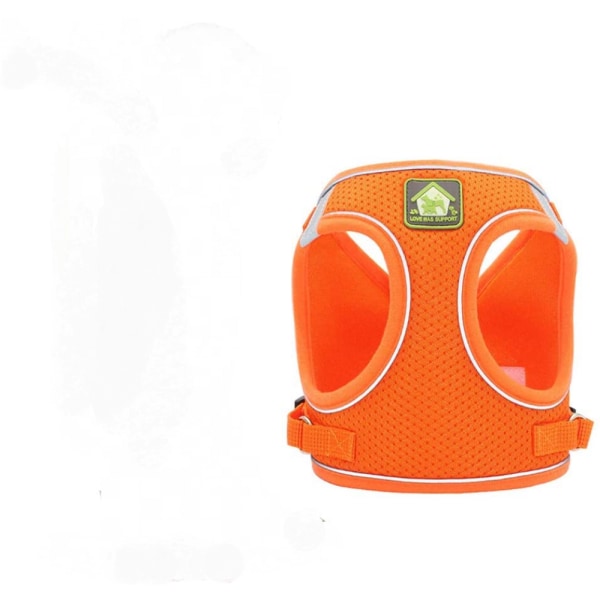 Hund- och set för sällskapsdjur, Walking Carrier andningsbart mesh Orange S