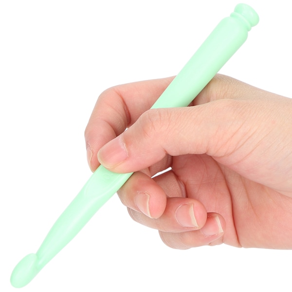12 st DIY Craft virknålar stickning kit färgglada plast virknålar set