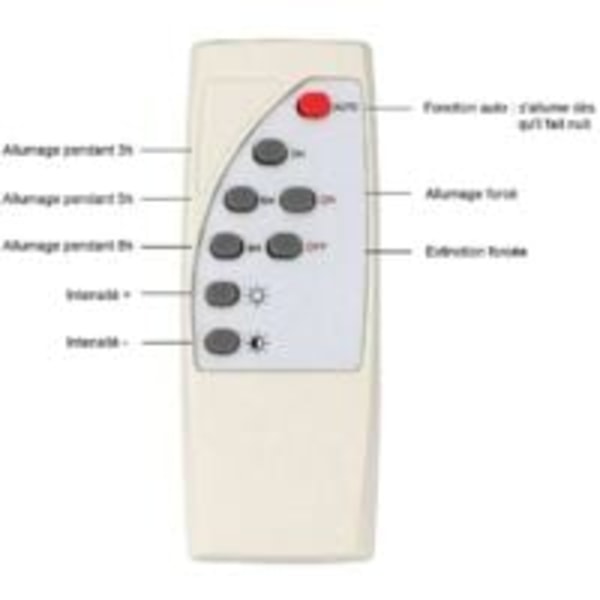 10W 550Lm 3,2V/5,5Ah Solcelle LED-projektør - Dagslys Hvid 6000K