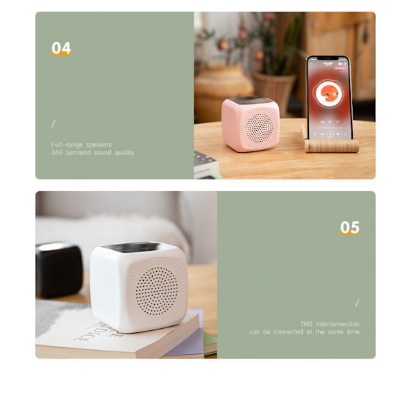 Mini Bluetooth Høyttaler Audio Bærbar Bluetooth Høyttaler Min