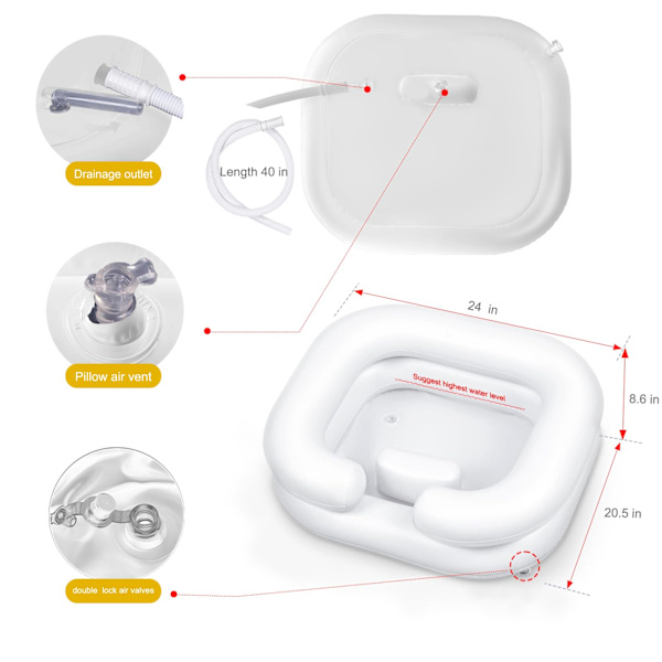 Erstatningspar til Detox Fodbadesystem, Kompatible Array-plader til Spa-maskinebrug, 2-pak, Sort White