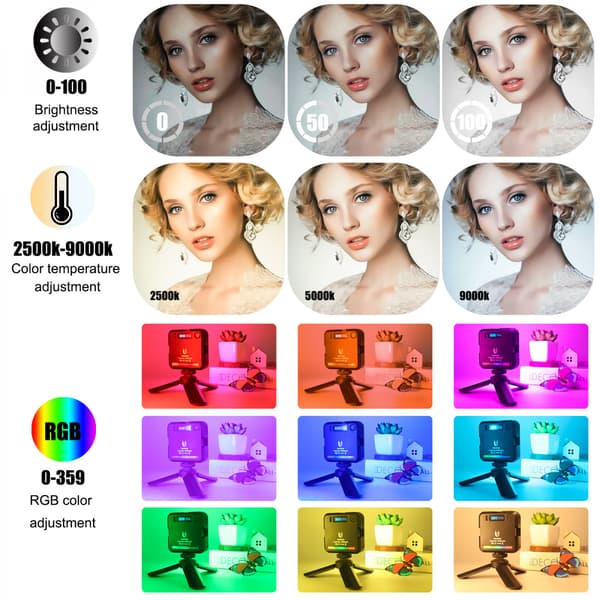 Rgb Fotografi Led Studio Udfyldningslys