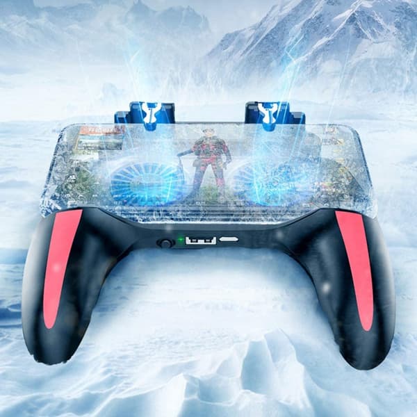 Smartphone Game Pad, Genopladelig Mobiltelefon Spilcontroller B