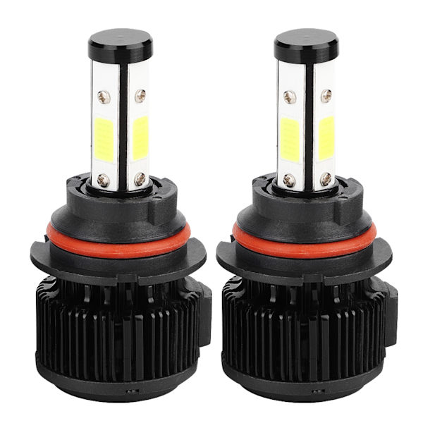 X6-COB Bil LED Forlygter 9004 8000LM Høj Lysstyrke Hvidt Lyskilde LED Pærer