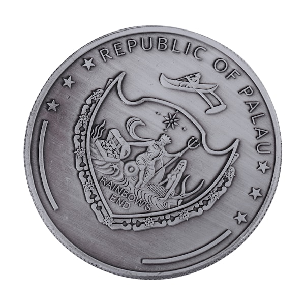 Samlarobjekt i metall, minnesmärke, souvenir, konstverk (varulv)