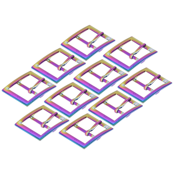10 kpl vyön solkea 25 mm sinkkiseos kulumiskestävä erittäin kestävä kirkas värikäs metalli solki vaatteille reppu DIY