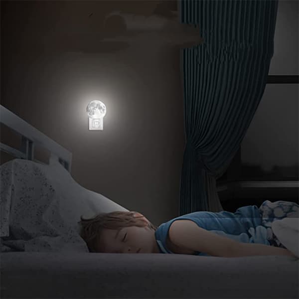 Måne Nattlys Plug In Lysende Måne Nattlampe Litofa